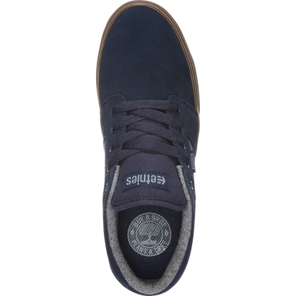 Etnies Barge LS Shoes (Dark Blue/Gum)