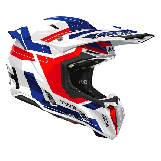 Airoh Twist 3 Dynasty Helmet (Blue Red Gloss)