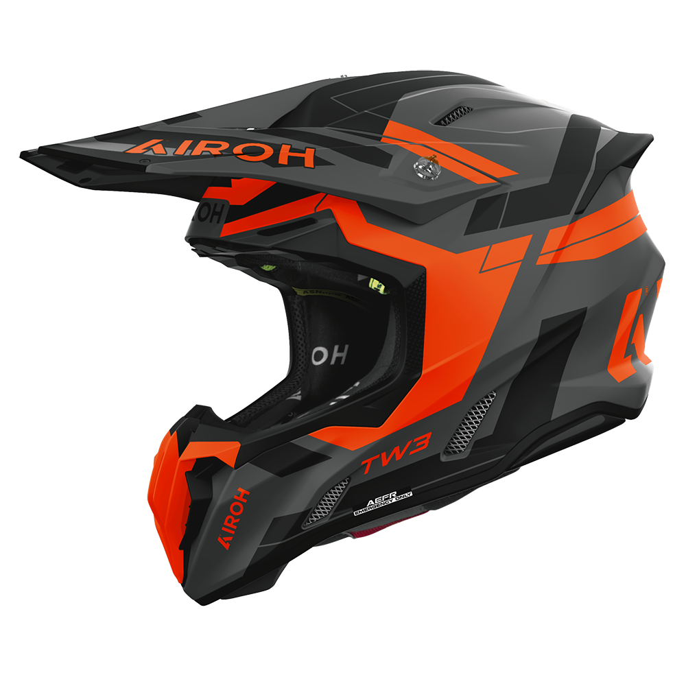 Airoh Twist 3 Dynasty Helmet (Orange Matt)