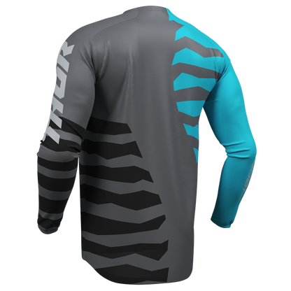 Thor Launchmode Shredder Jersey (Charcoal Aqua)