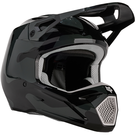 Fox V1 MX24 Bnkr Helmet (Black Camo)