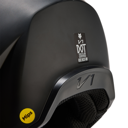 Fox V1 Solid Helmet (Matte Black)