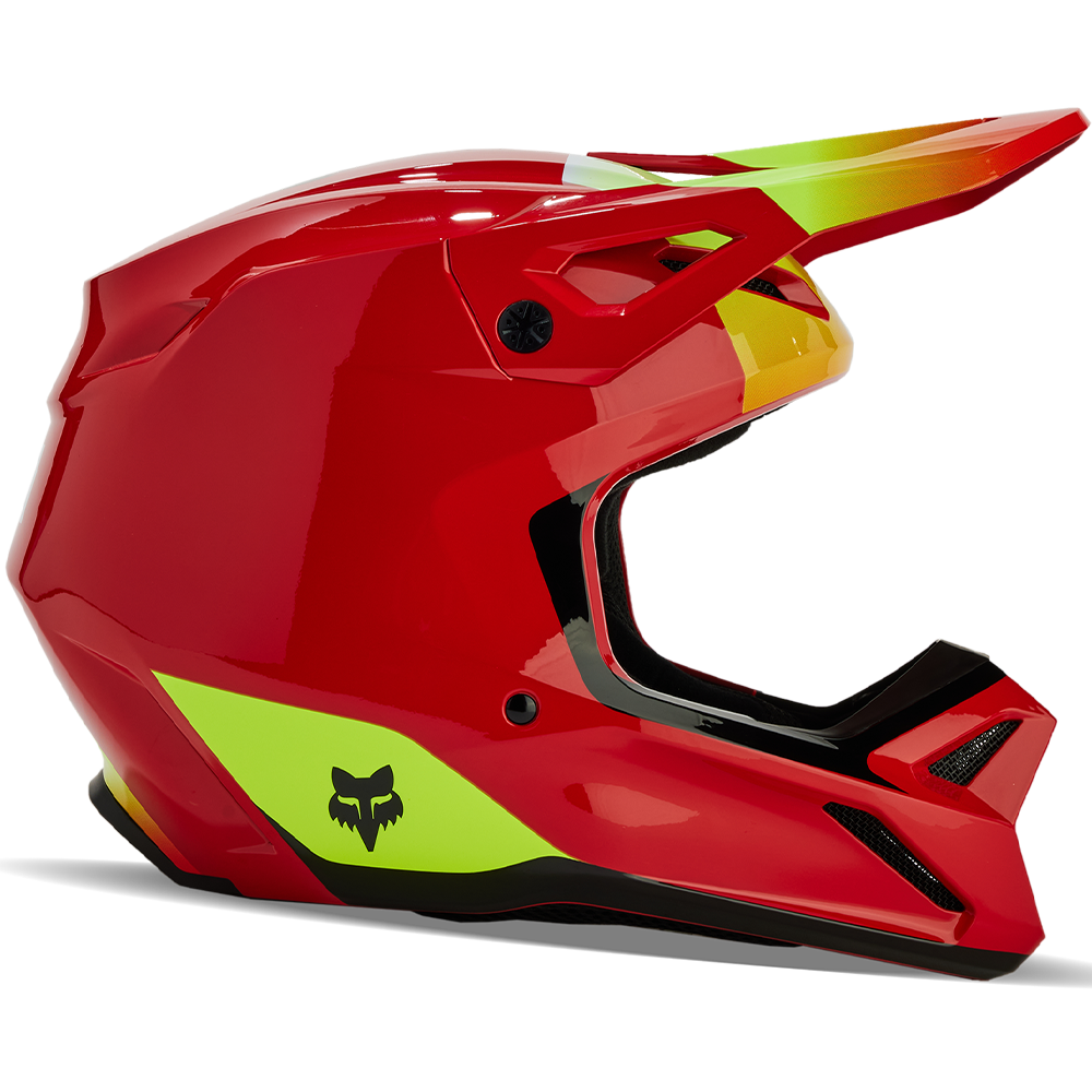 Fox Youth V1 Ballast Helmet (Fluo Red)