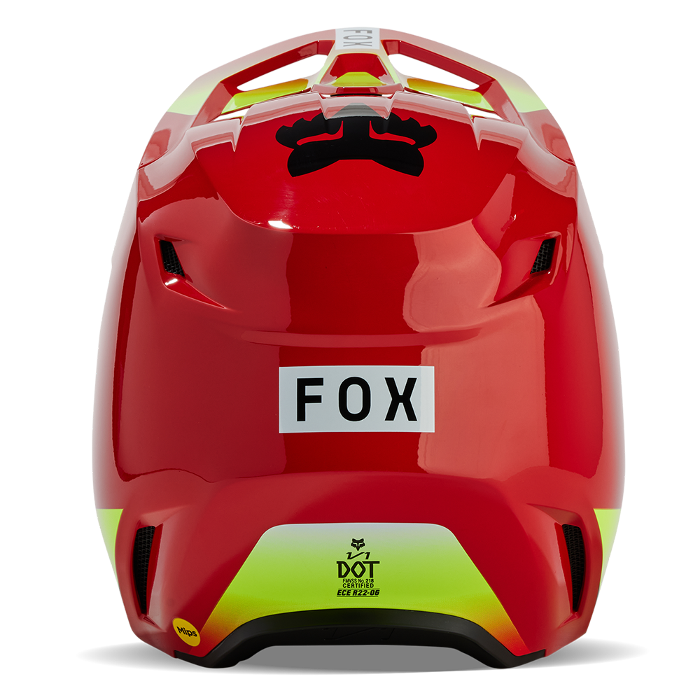 Fox Youth V1 Ballast Helmet (Fluo Red)