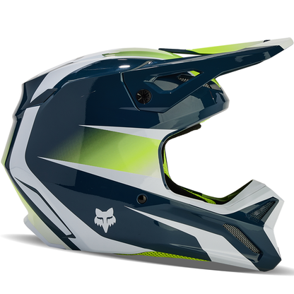 Fox Youth V1 Flora Helmet (Dark Indigo)
