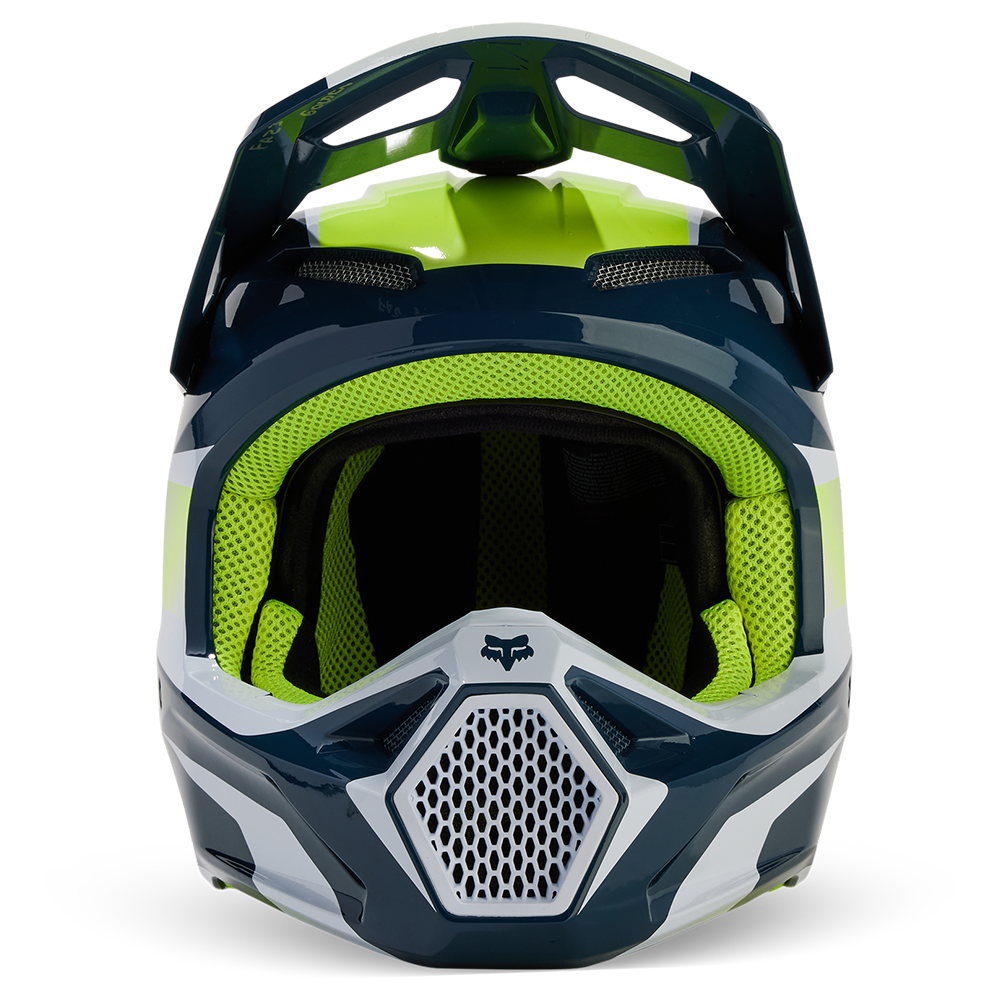 Fox Youth V1 Flora Helmet (Dark Indigo)