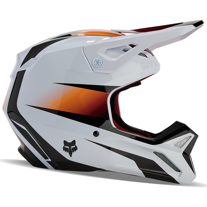Fox V1 Flora Helmet (White/Black)