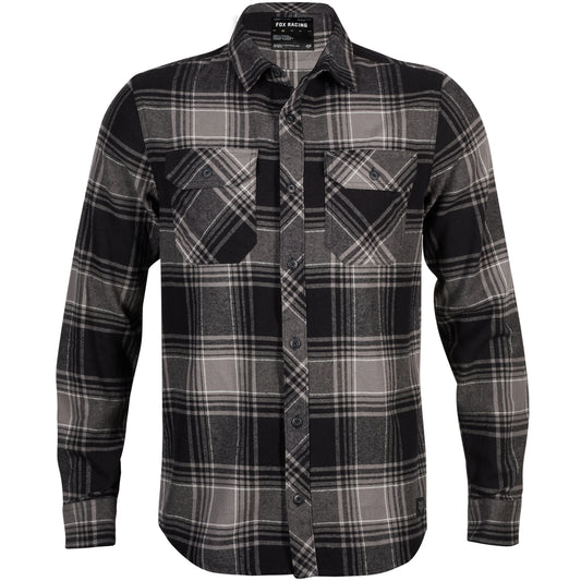 Fox Traildust Long Sleeve Flannel Shirt (Black)