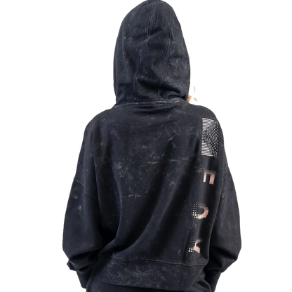 Fox Women's Shattered Pullover Hoodie (Acid Black)