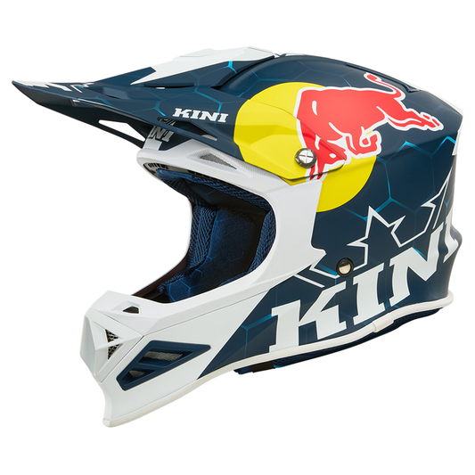Kini Red Bull MXC1 1.0 Helmet - ECE22.06 (Blue/White)