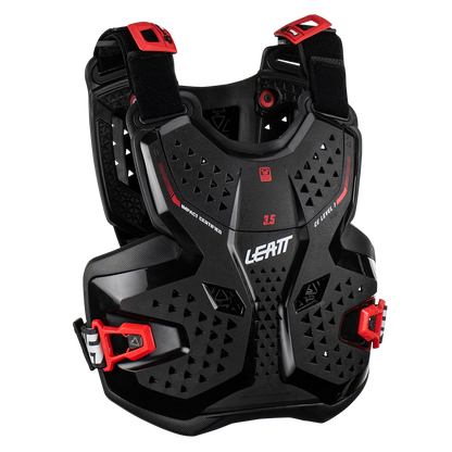 Leatt Youth 3.5 Chest Protector (Black/Red)