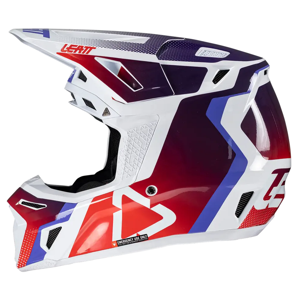 Leatt Moto 8.5 Helmet and 5.5 Goggles (Sunburn)