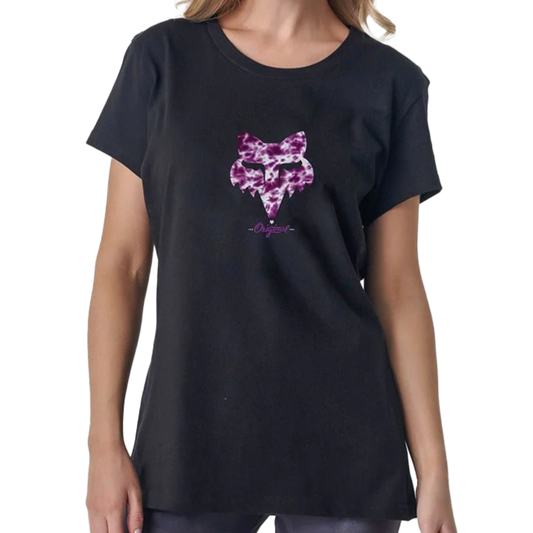 Fox Women’s Tie Dye Ss Tee (Black)