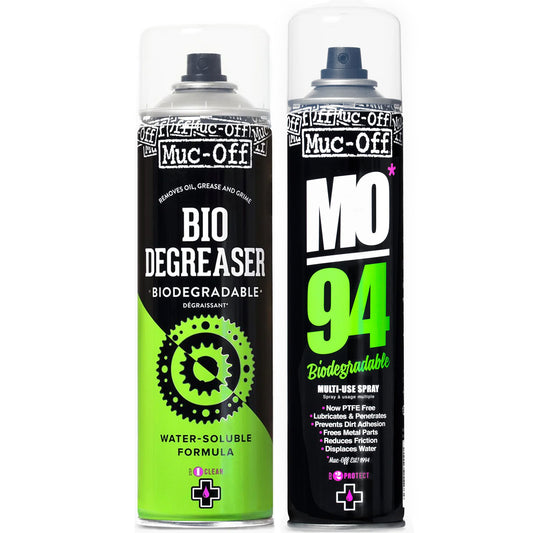 *Combo Pack* Muc-Off MO-94 Multi-Use Spray (400ml) + Bio Degreaser (500ml)