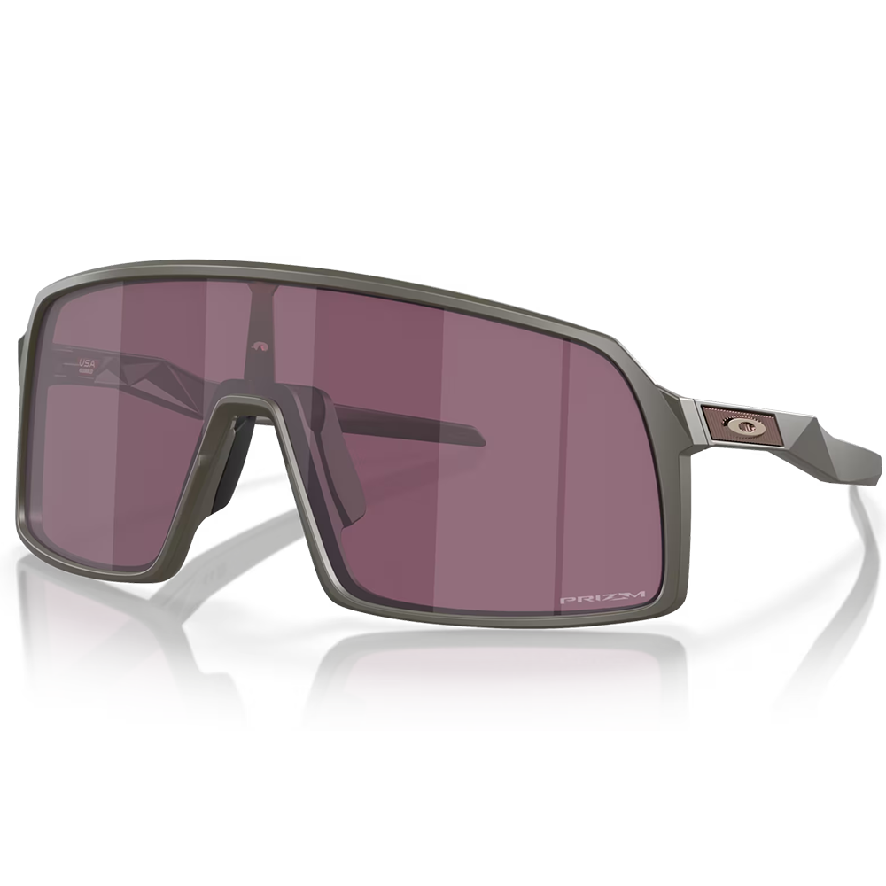 Oakley Sutro Sunglasses - Prizm Road Black Lenses (Matte Olive Frame)