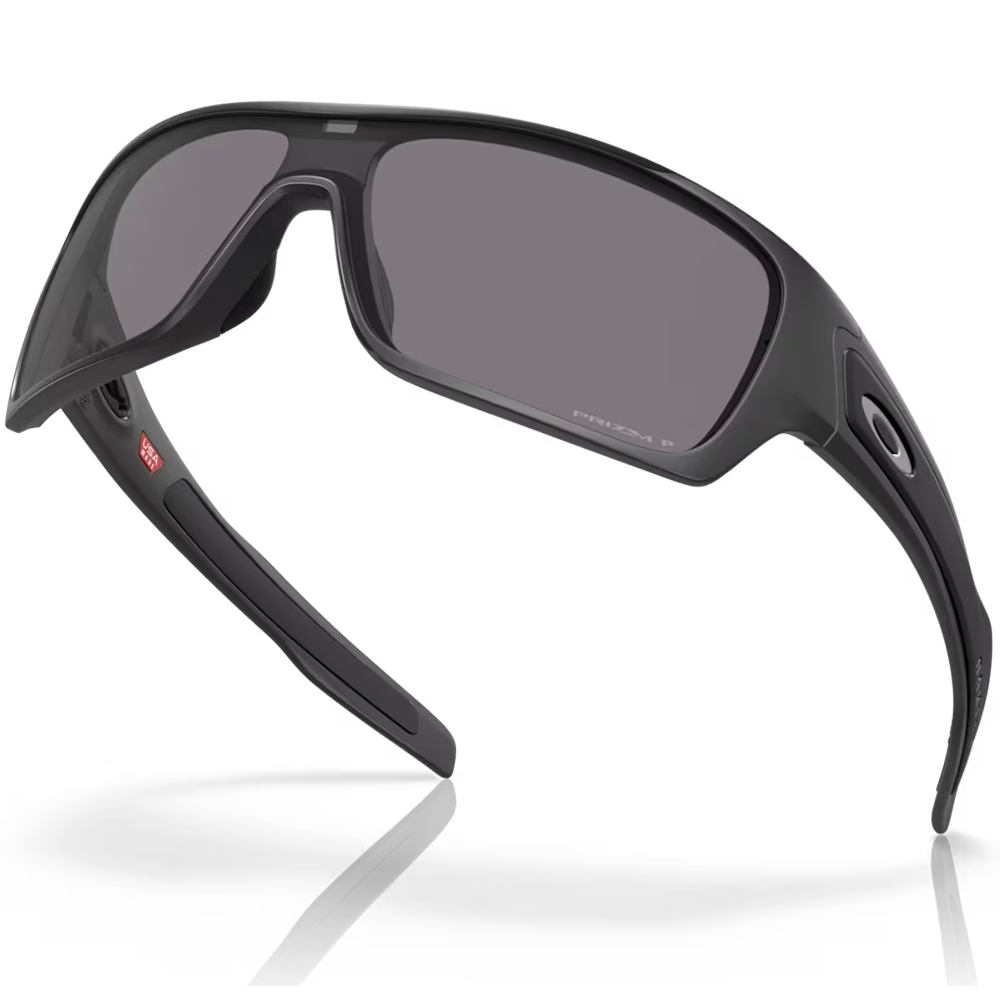 Oakley Turbine Rotor Sunglasses - Prizm Grey Polarized Lenses (Matte Black Frame)