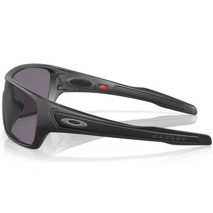 Oakley Turbine Rotor Sunglasses - Prizm Grey Polarized Lenses (Matte Black Frame)