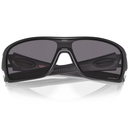 Oakley Turbine Rotor Sunglasses - Prizm Grey Polarized Lenses (Matte Black Frame)