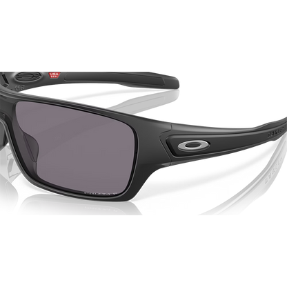 Oakley Turbine Rotor Sunglasses - Prizm Grey Polarized Lenses (Matte Black Frame)
