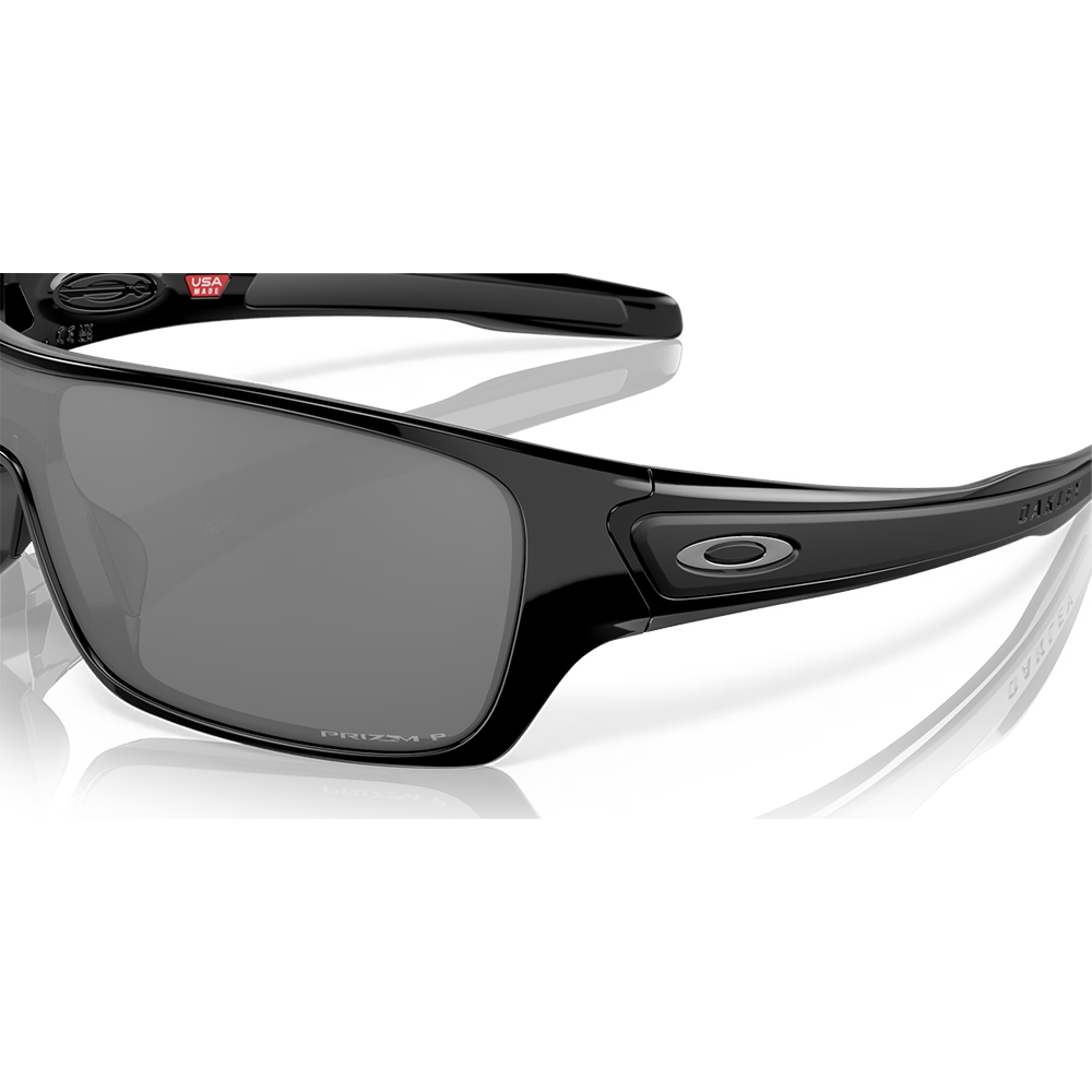 Oakley Turbine Rotor Sunglasses - Prizm Black Polarized Lenses (Polished Black Frame)