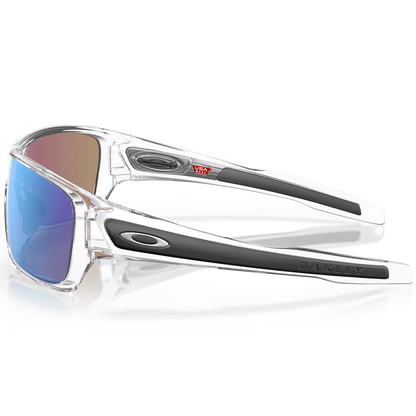 Oakley Turbine Rotor Sunglasses - Prizm Sapphire Lenses (Polished Clear Frame)