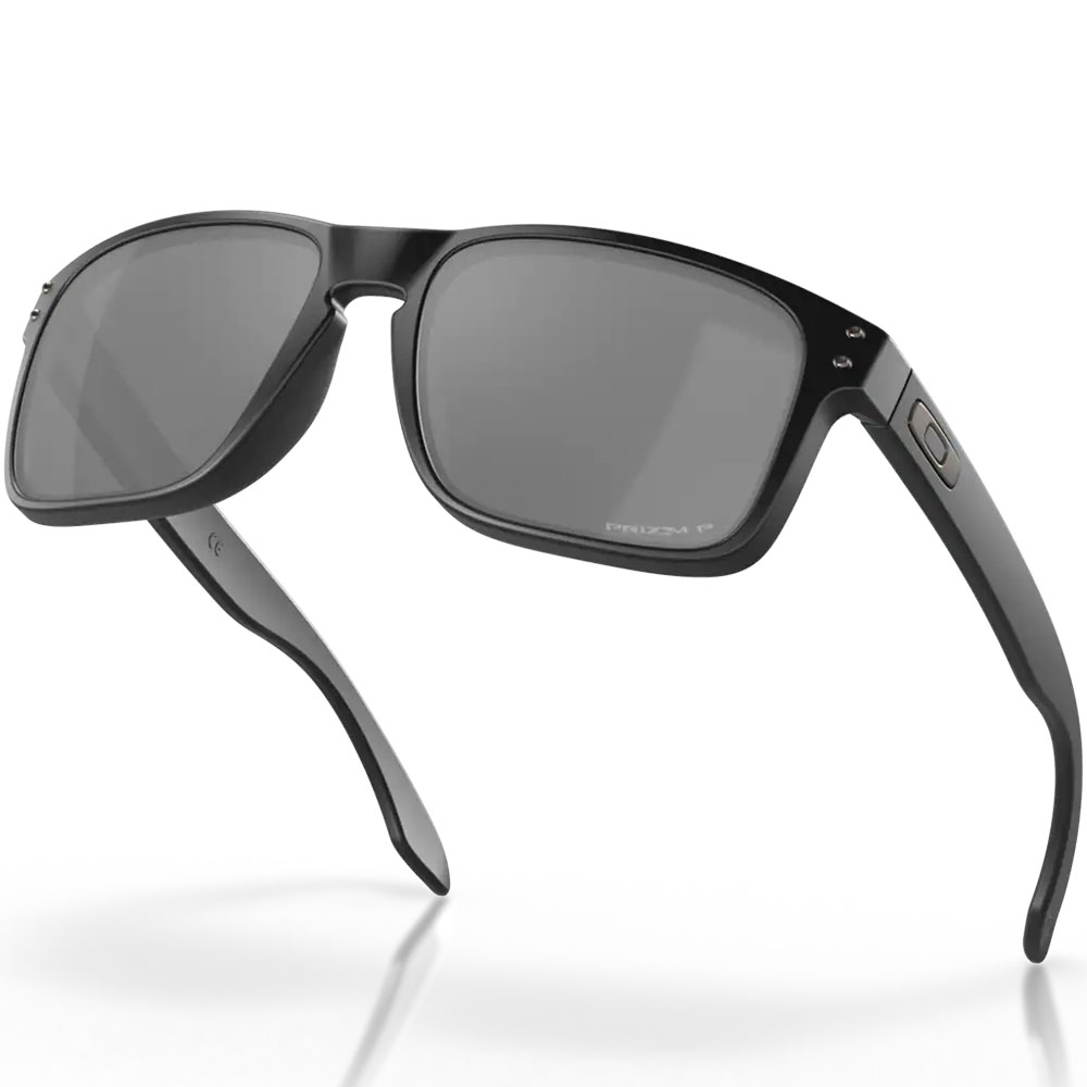 Oakley Holbrook Sunglasses - Prizm Black Polarized Lenses (Matte Black Frame) XL