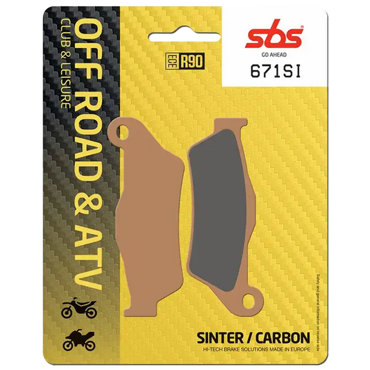 SBS Sintered Brake Pads - 671SI