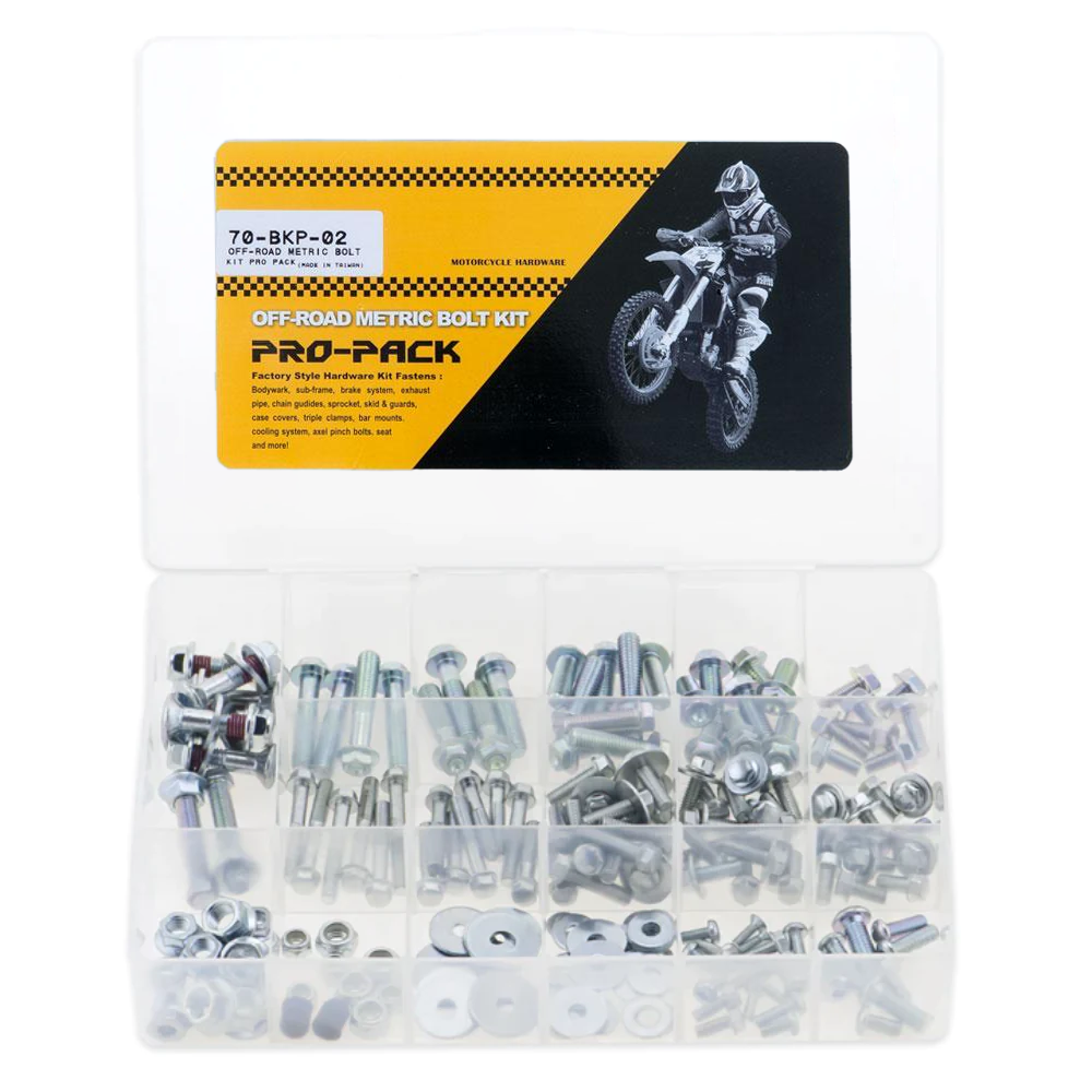 Motorcycle Hardware Offroad Japanese Style Metric Pro Pack Bolt Kit