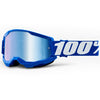 100% Youth Strata 2 Goggles - Blue (Mirror Blue Lens)