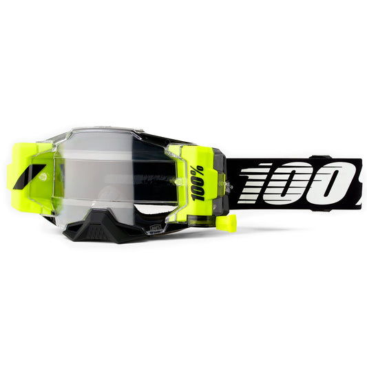 100% Armega Forecast Goggles - Black (Clear Lens)