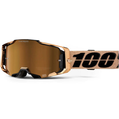 100% Armega Goggles - Bronze (HiPER Bronze Multi-Layer Mirror Lens)