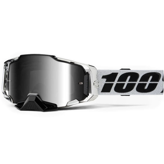 100% Armega Goggles - Atac (Mirror Silver Lens)