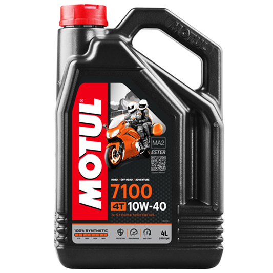 Motul 7100 10W-40 4T 4 Stroke Motor Oil (4 Litre)