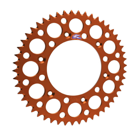 441U-428-50GPOR Renthal Ultralight 50 Tooth 200MM Rear Sprocket - KTM/Husq (Orange)