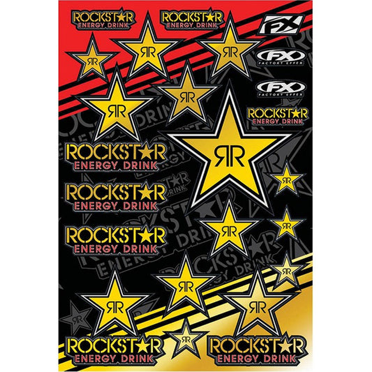 Factory Effex Rockstar Mylar Sticker Pack (15-68700)
