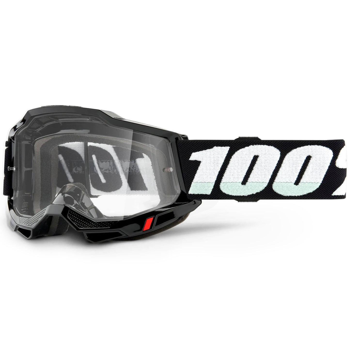 100% Accuri 2 Goggles - Black (Mirror Silver Lens)