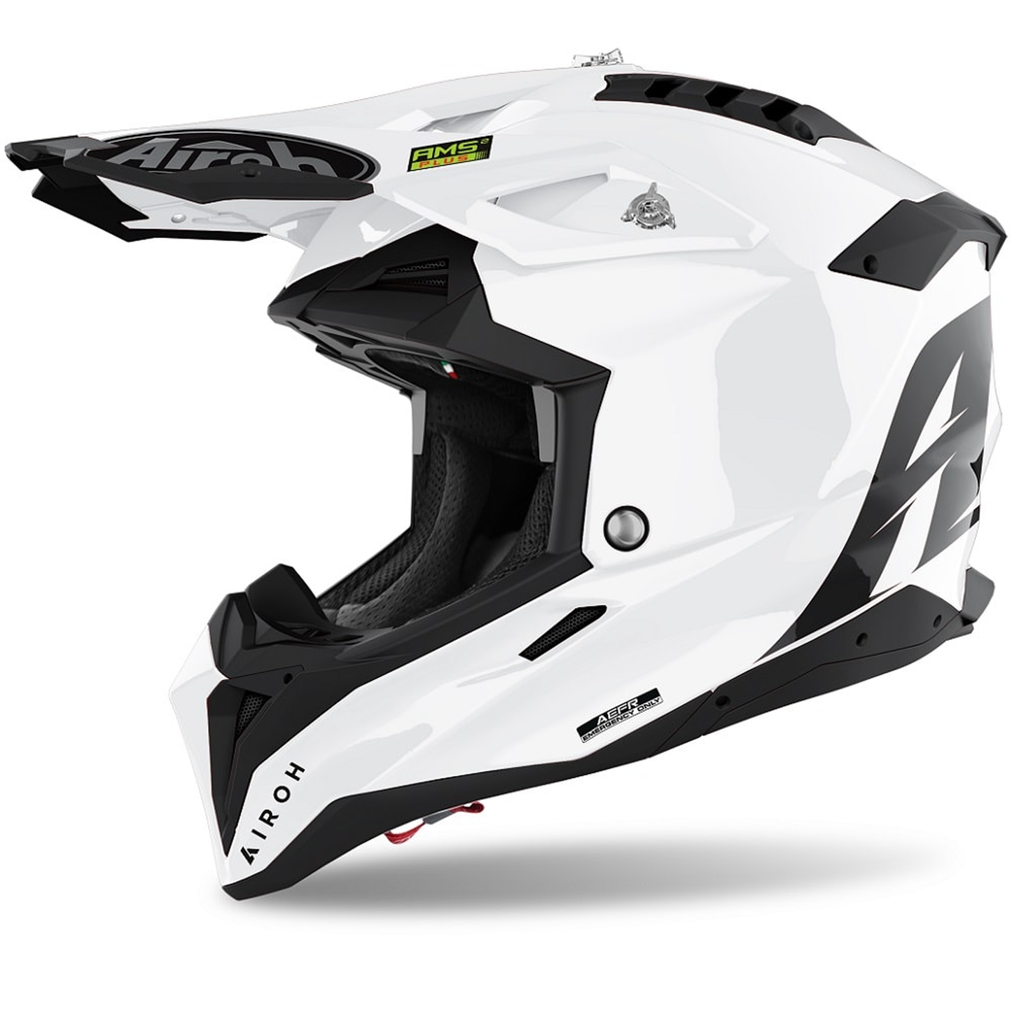 Airoh Aviator 3 Colour Helmet (White Gloss)