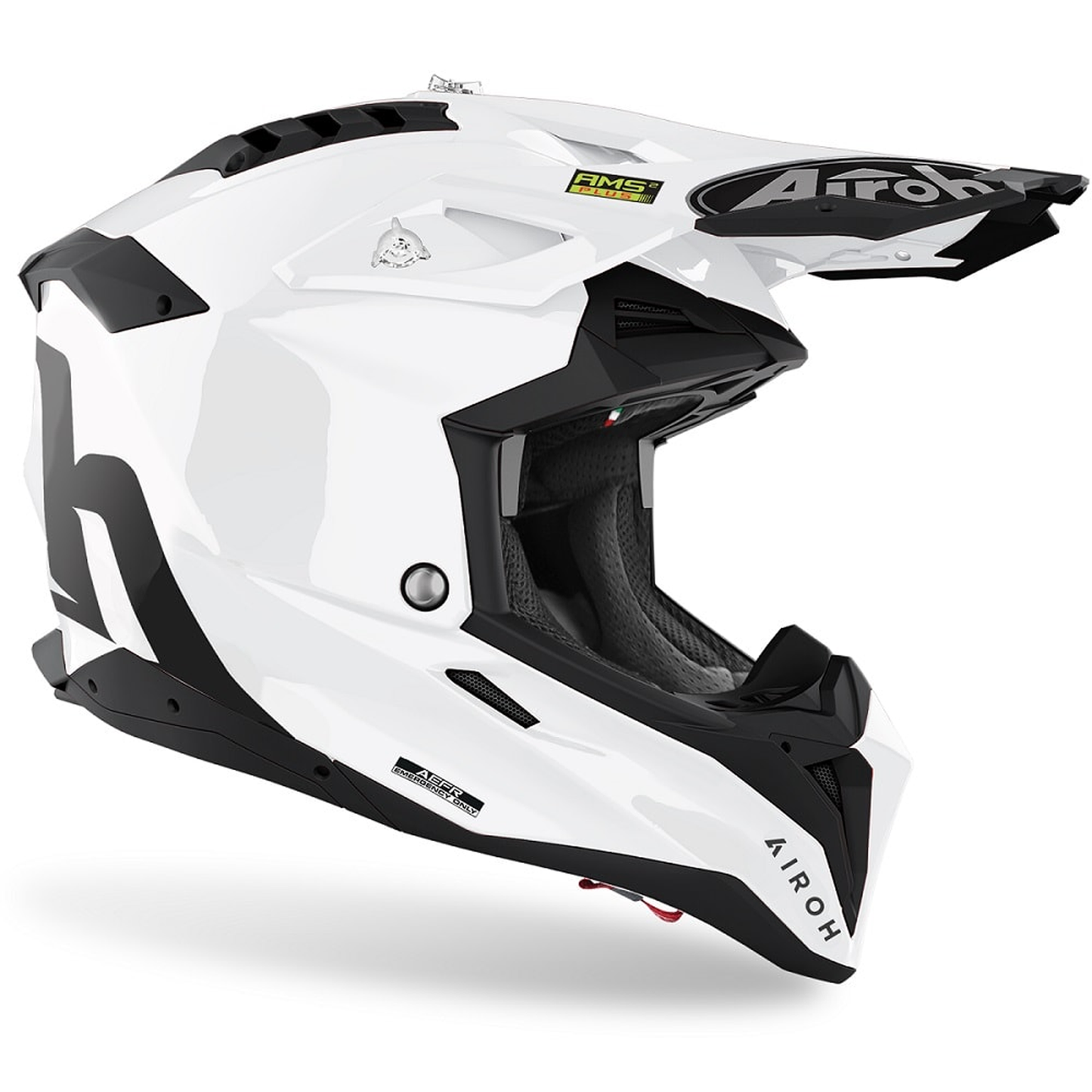 Airoh Aviator 3 Colour Helmet (White Gloss)
