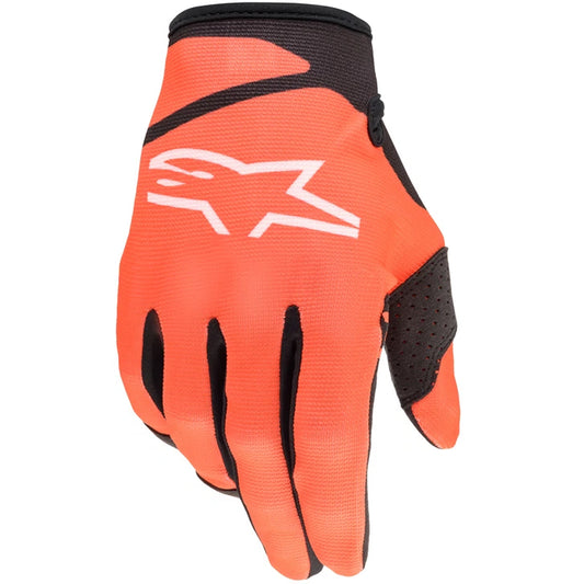 Alpinestars Youth Radar Gloves (Orange/Black)