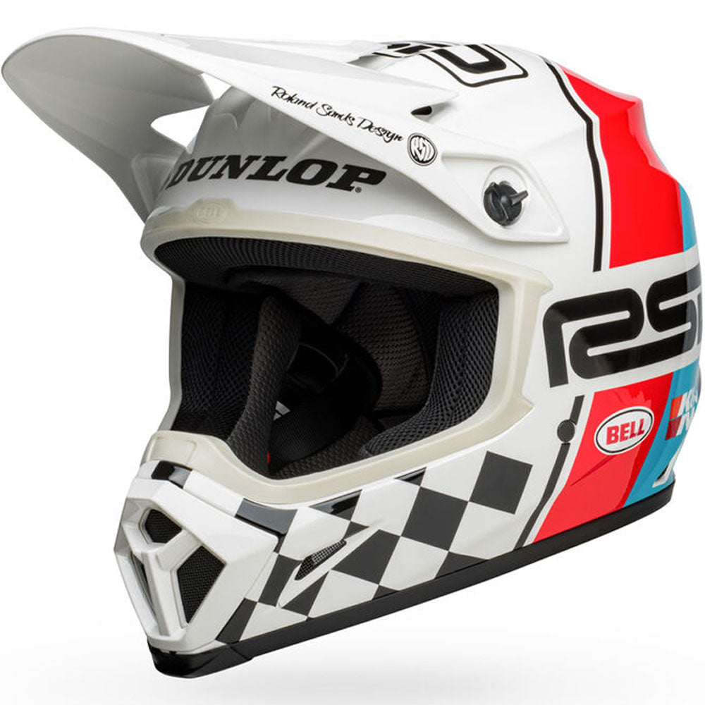 Bell MX-9 MIPS RSD The Rally Helmet (Black/White)