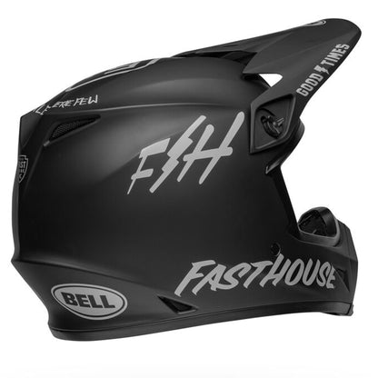 Bell MX-9 MIPS Fasthouse Matte Helmet (Black/Grey)