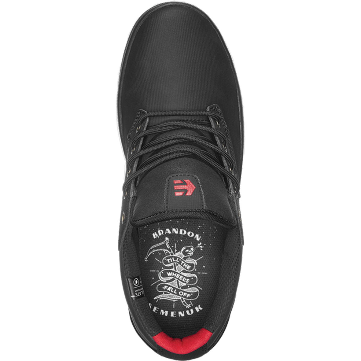 Etnies Jameson Mid Crank MTB Shoes (Black/Dark Grey/Red)