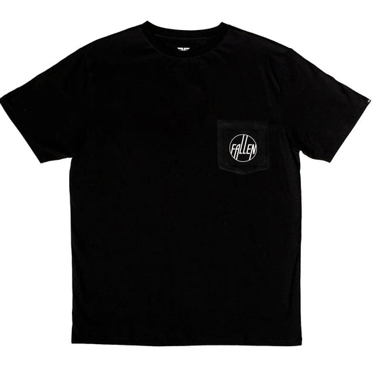 Fallen Circle Pocket T-Shirt (Black)