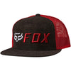 Fox Apex Snapback Cap (Black/Red)