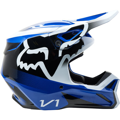 Fox V1 Leed Helmet - DOT/ECE (Blue)