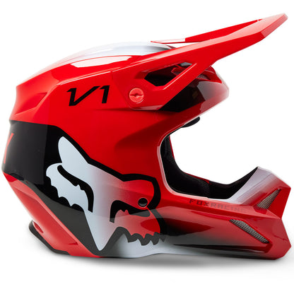 Fox V1 Toxsyk Helmet - DOT/ECE (Fluo Red)