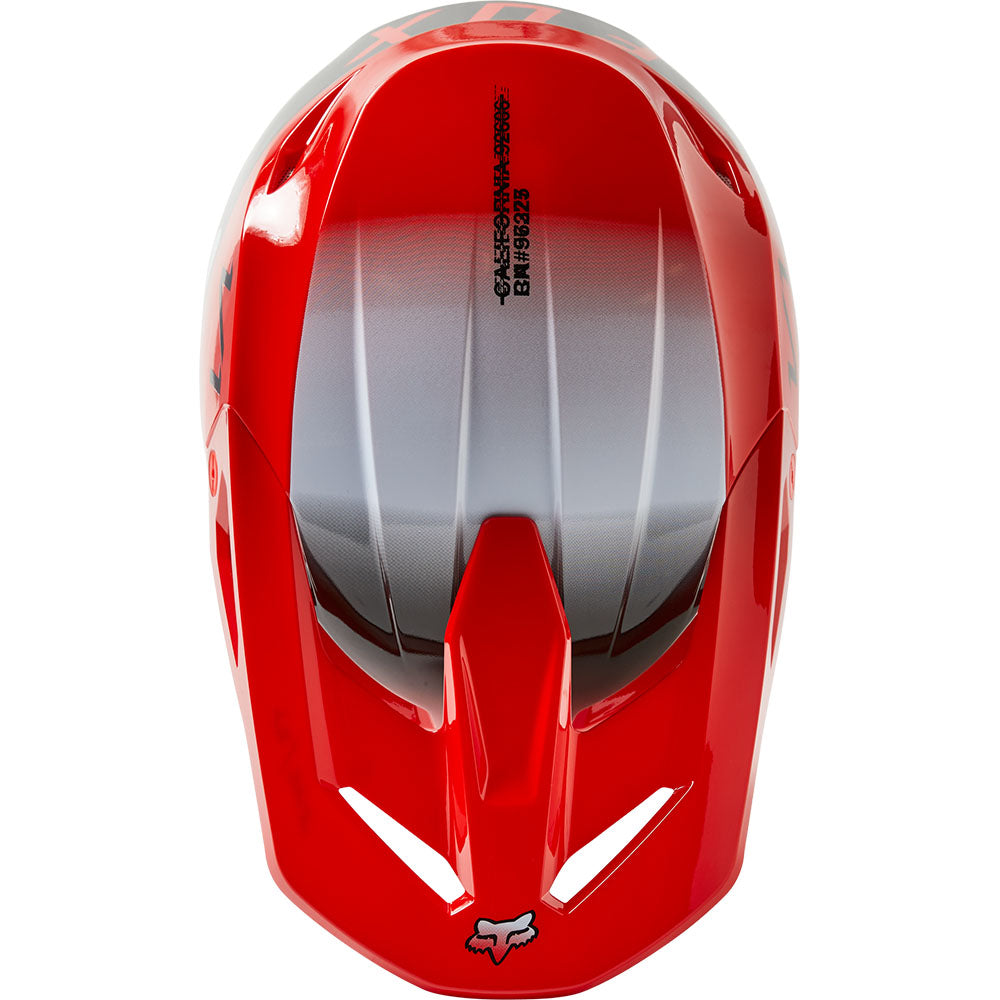 Fox V1 Toxsyk Helmet - DOT/ECE (Fluo Red)
