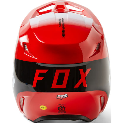 Fox V1 Toxsyk Helmet - DOT/ECE (Fluo Red)