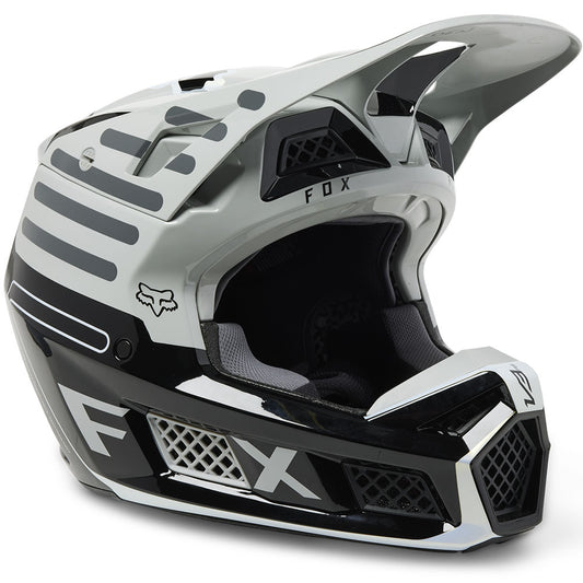 Fox V3 RS Ryaktr Helmet - DOT/ECE (Steel Grey)