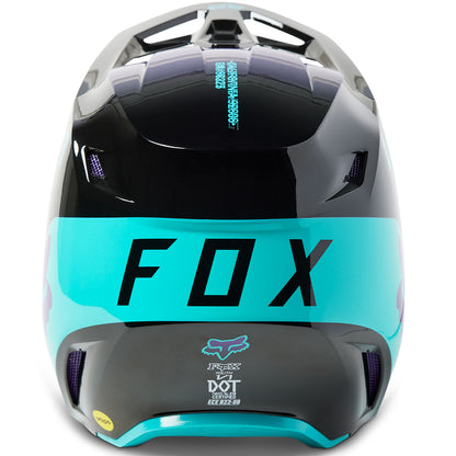 Fox Youth V1 Toxsyk Helmet - DOT/ECE (Black)